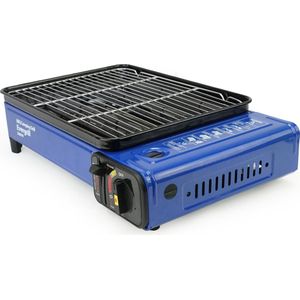 Eurocatch Butaangas Camping Grill Evergrill incl 16 Gasbussenl - Gas Barbecue - Camping Kooktoestel - Tafelgrill - Tafelbarbecue