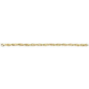 Fjory 5mm geel Fantasie Touwschakel