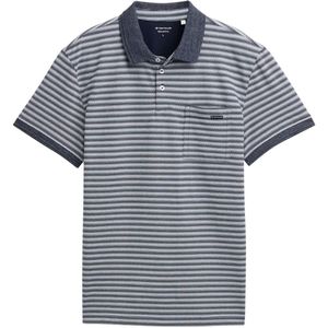 Tom Tailor Poloshirt Pique Polo Met Borstzak 1045683xx10 37446 Mannen Maat - M