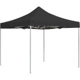 vidaXL - Partytent - professioneel - inklapbaar - 3x3 - m - aluminium - antraciet