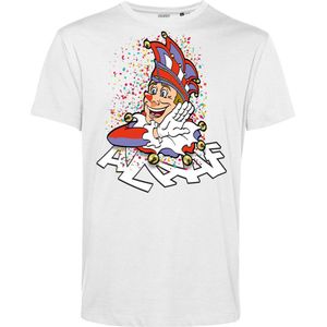 T-shirt kind Alaaf | Carnavalskleding kinderen | Carnaval Kostuum | Foute Party | Wit | maat 164