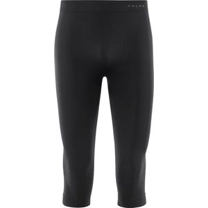 FALKE Warm 3/4 heren thermobroek - kuitlange thermobroek - zwart - Maat: M