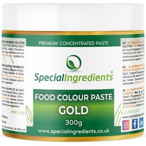 Geconcentreerde Voedingskleur Pasta - Goud - 300 gram