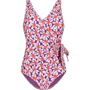 Ten Cate - V-Neck Badpak Summer Flowers - maat 46 - Meerkleurig