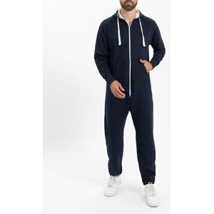 Navy Onesie - Huispak - Onesie mannen - Onesie Vrouwen - Maat XL