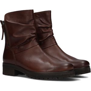 Gabor 092 Enkellaarsjes - Enkelboots met rits - Dames - Cognac - Maat 40,5