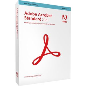 Adobe Acrobat 2020 Standard  - Nederlands / Engels / Frans - Windows download