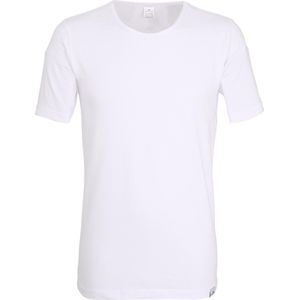 Gotzburg heren T-shirt slim fit O-hals 95/5 (1-pack) - heren ondershirt stretchkatoen - wit - Maat: XXL