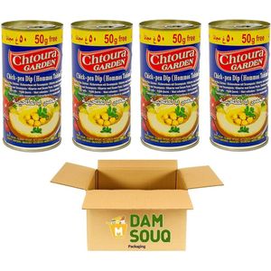 Damsouq® Multipak Chtoura Garden Hummus Tahini (4x 430 Gram)