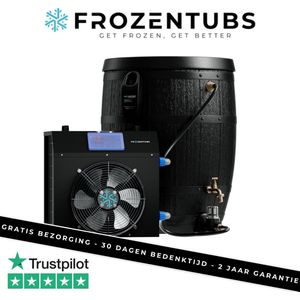 FrozenTubs IJsbad - Freezer Pro Set - Ijsbad & Freezer - Incl. Filter - Incl Hygiëne systeem - Zitbad - Ice Bath Bucket - Bathtub