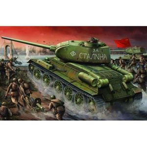 1:16 Trumpeter 00904 Soviet T-34/85 Model 1944 - Factory No.174 Plastic Modelbouwpakket