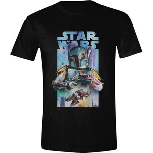 Star Wars - Boba Fett Poster T-Shirt - XX-Large
