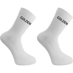 Golden Ass - Heren sokken wit - Maat 43/46