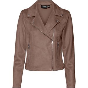 Vero Moda Jas Vmjose Aw23 Short Faux Suede Jacket 10289807 Brown Lentil Dames Maat - S