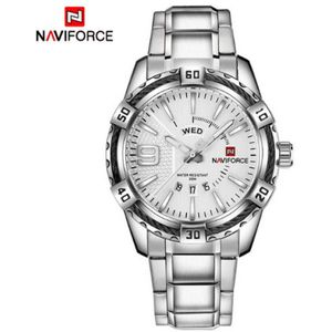 Naviforce Horloge H254 Ø 47 mm - Zilver - Inclusief horlogedoosje