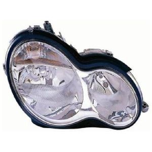 Mercedes C klasse, W203, 2000 - 2007 - koplamp, H7+H7, pneum verstelb, links, 03/2004 -