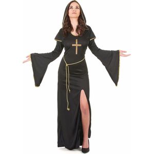 VEGAOO - Zwart sexy nonnen kostuum voor vrouwen - S
