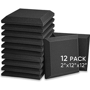 Geluiddempende bekleding - Isolatieplaten - Sound-absorbing upholstery - Akoestische schuimtegels, geluiddichte studioschuimen - soundproof studio foams -Sound dampening 12