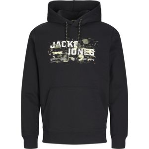 JACK&JONES PLUS JCOOUTDOOR LOGO SWEAT HOOD PLS Heren Trui - Maat EU3XL US1XL