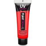 PaintGlow - UV Face & Body paint - Blacklight verf - Festival make up - 12 ml - rood