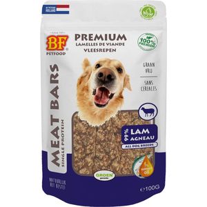 BF Petfood Meat Bars Lam - 12 x 100 gr - Voordeelverpakking