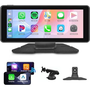 Draadloze Touchscreen Autoradio met Bluetooth - Touchscreen Bediening - Handsfree Bellen - Muziekstreaming - Audio Equalizer - USB/SD Ondersteuning - FM Radio - Compatibel met Diverse Autotypen