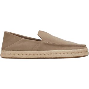 Toms Alonso Suède Taupe Touwzool Loafer