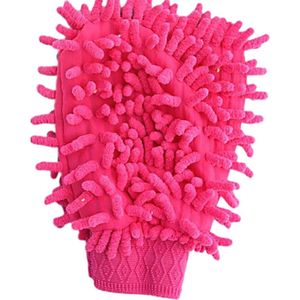 Jumada's Dubbelzijge schoonmaak handschoenen - Microvezel - Schoonmaken - Handschoenen - Roze