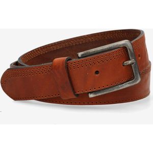 Stitched Trough Belt Mannen - Bruin - Maat 90