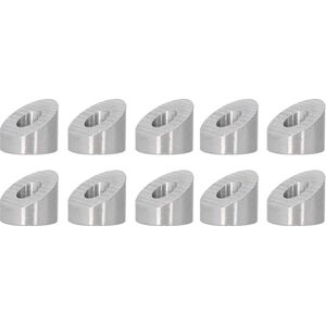 10 Stks 30 Graden Hoek Afgeschuinde Wasmachine T316 Roestvrij Staal voor DIY Kabel Reling Project(1/4) - Hoek Afgeschuinde Wasmachine .