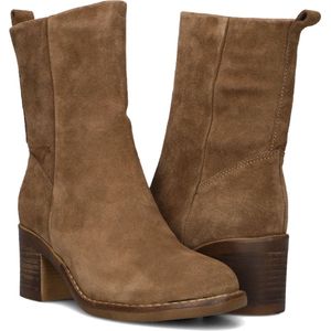 Omoda 2581-09 Enkellaarsjes - Enkelboots met rits - Dames - Bruin - Maat 37