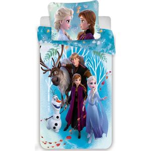 Disney Frozen Dekbedovertrek - Eenpersoons - 140 x 200 cm - Katoen