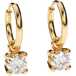 Elysian - Dames Oorbellen Goudkleurig - Oorringen - 18K Goud verguld Roestvrij Staal - Hypoallergeen