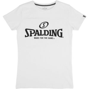 Spalding Essential Logo T-Shirt Dames - Wit | Maat: L