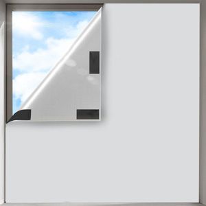 Verduisterend Rolgordijn Zonder Boren voor Dakramen - Thermo Isolatie, Grijs (145 x 300 cm)