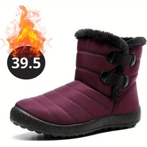 Nivard Snowboots - Sneeuwschoenen - Sneeuwboots - Dames - Wintersport - Ski - Skischoenen - Rood - 35.5 - Bandje