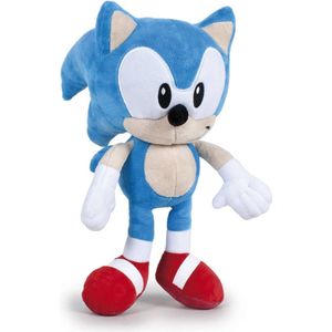 Sonic - The Hedgehog - Pluche Knuffel - Blauw - 30 cm