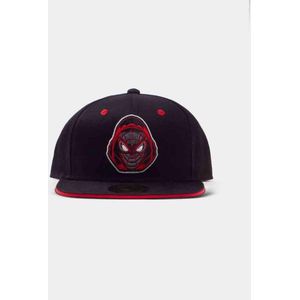 Marvel SpiderMan Snapback Pet Miles Badge Zwart