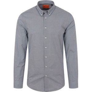 Suitable - Overhemd BD Vinchy Blauw - Heren - Maat S - Slim-fit