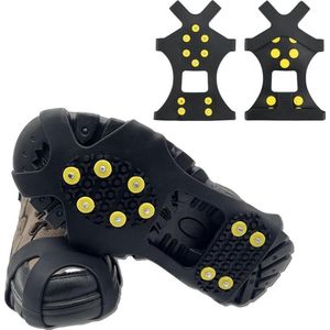 Schoenspikes 40-45 spikes | Winter antislip spikes voor schoenen | Heren & dames | Outdoor activiteiten winterwandelingen sneeuw en ijs