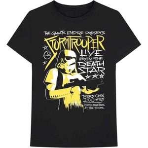 Disney Star Wars - Stormtrooper Rock Heren T-shirt - L - Zwart