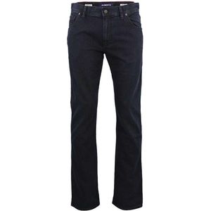 Alberto - Heren Jeans - Heren - 48/36 - Blauw - Katoen - 8237-1393-Stone