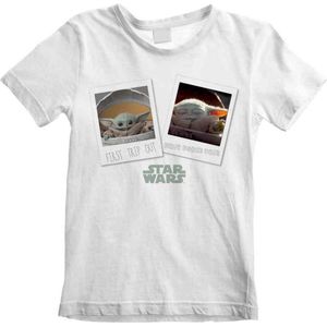 Star Wars : Mandalorian, The - First Day Out Kids T-Shirt Wit