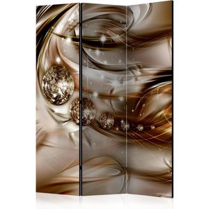 Kamerscherm - Scheidingswand - Vouwscherm - Chocolate Tide [Room Dividers] 135x172 - Artgeist Vouwscherm