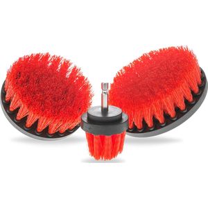 Carpet Brush - Red - Medium