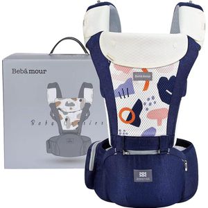 Babydrager voor 0-36 maanden, 3D Air Mesh babydrager, rugzak voor pasgeborenen tot peuters, goedgekeurd volgens veiligheidsnorm, ergonomische 6-in-1 voordrager