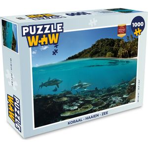 Puzzel Koraal - Haaien - Zee - Legpuzzel - Puzzel 1000 stukjes volwassenen