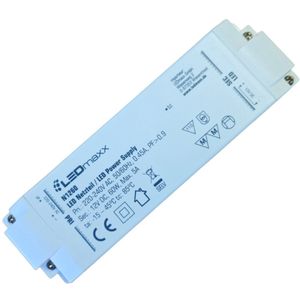 Ledmaxx LED driver 230V-12Vdc 60W max 5A Transformator | 60 watt | 163x43x29 mm