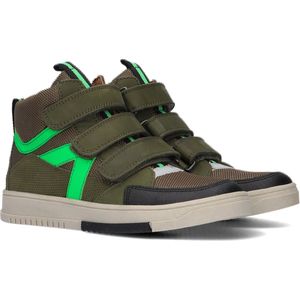 Ton & Ton Larsson Sneakers - Leren Sneaker - Jongens - Groen - Maat 25