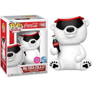 Funko Pop! Ad Icons: Coca-Cola - 90's Coca-Cola Polar Bear Flocked